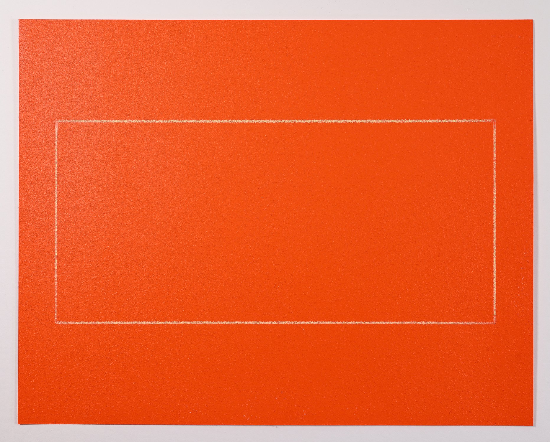 Matthew Deleget, Yellow, 2006, Yellow colored pencil and acrylic on paper, 11 x 14 inches, #829