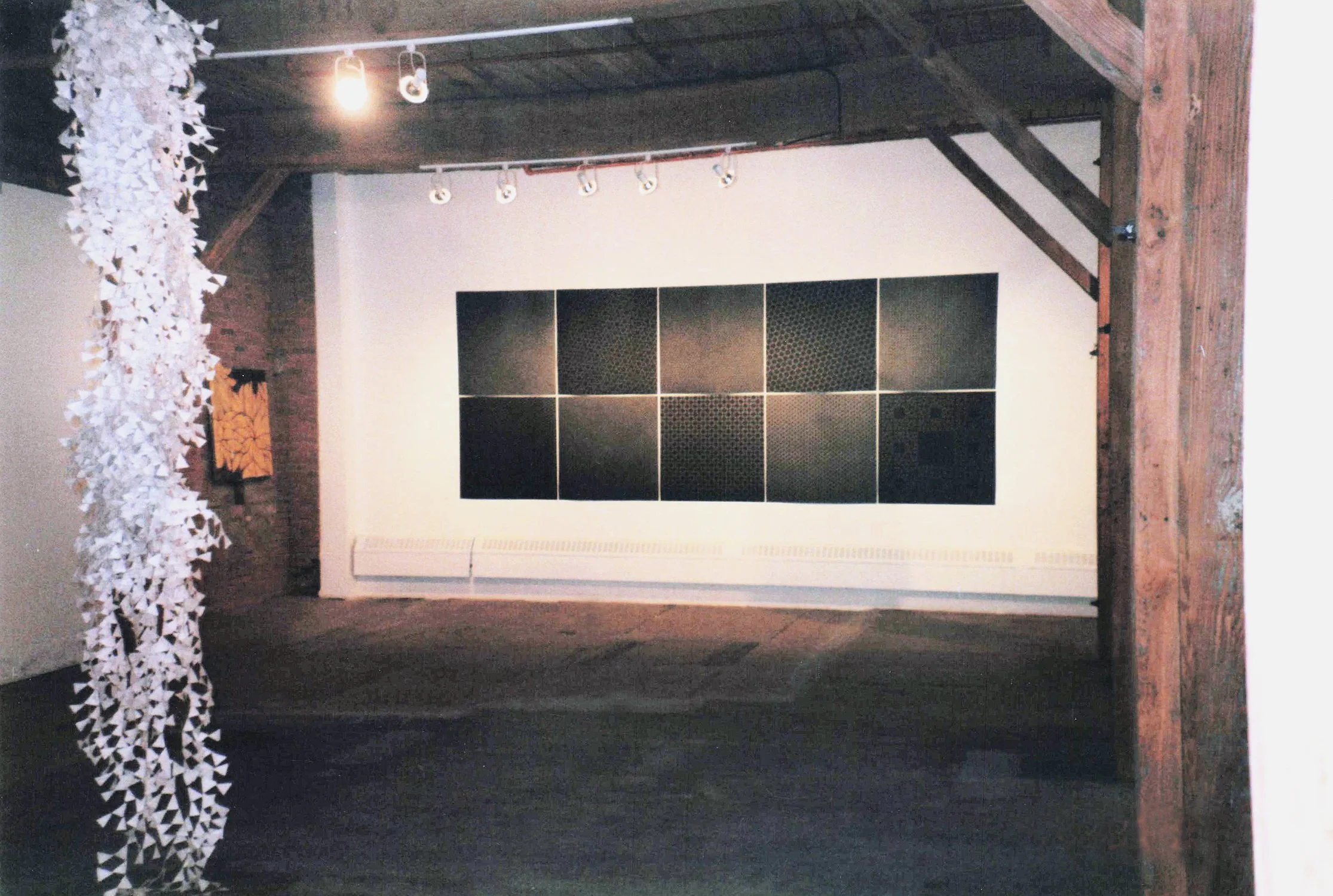 View of group exhibition Bridges, Dumbo Arts Center, Brooklyn, NY, 2000, Curated by Waqas Wajahat