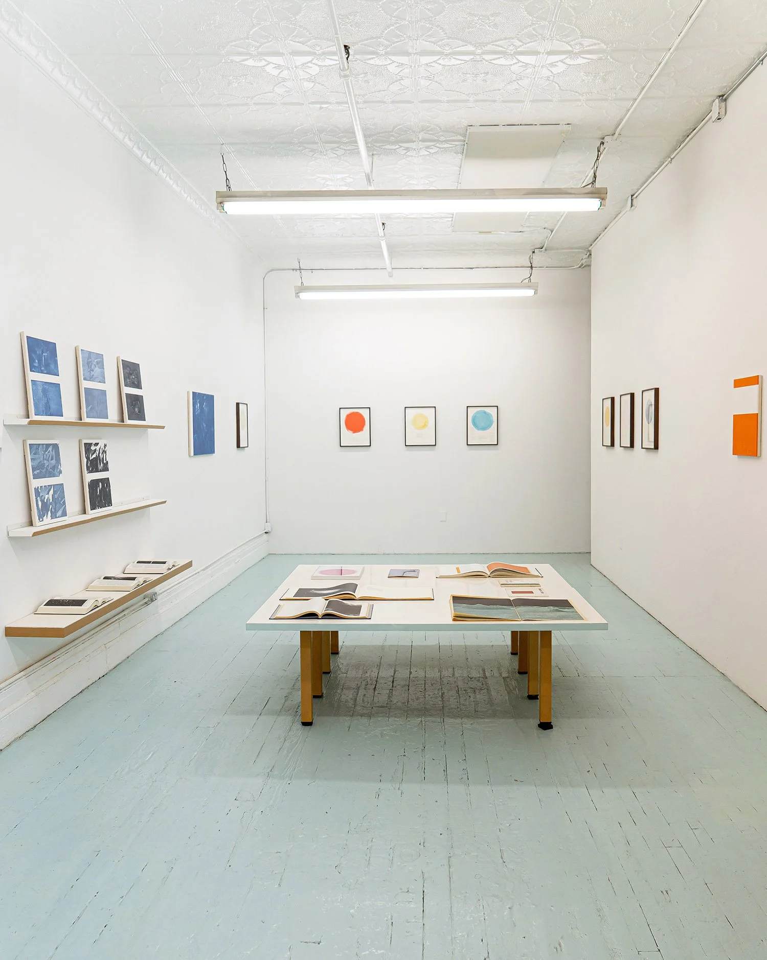 Exhibition view in Stargazer: Michael Brennan & Matthew Deleget, Portal 5, New York, NY, 2025 (Photo: Bill Sullivan)