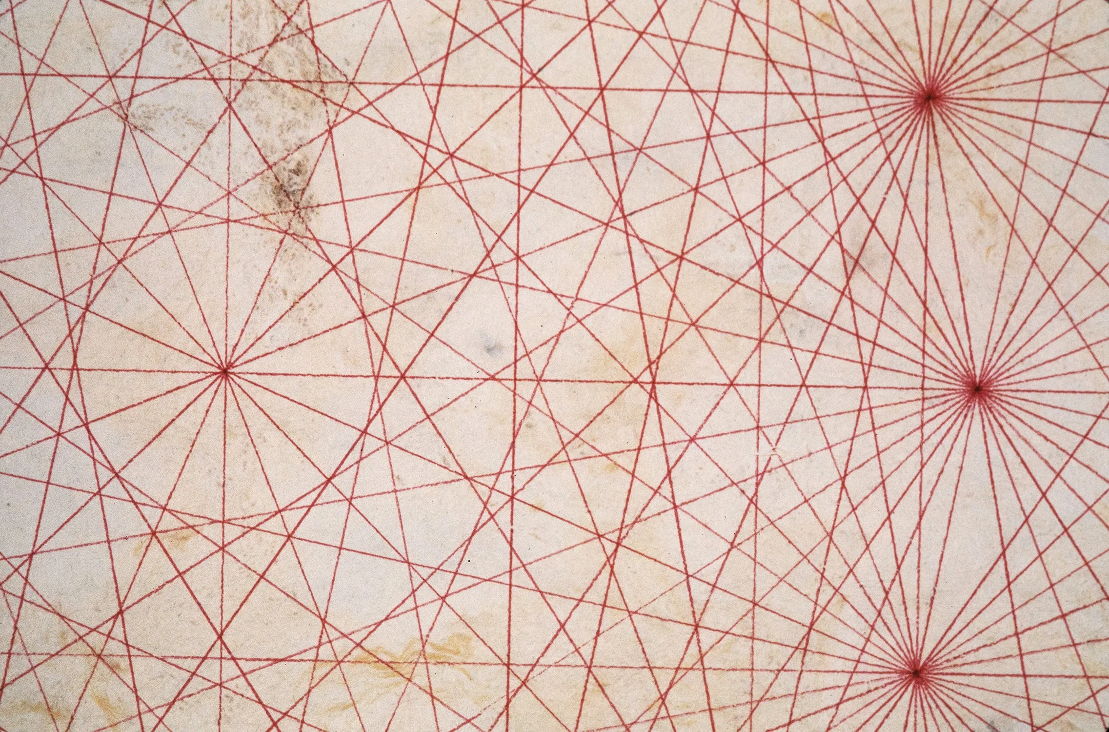 Matthew Deleget, Cosmic Navigator - Detail, 1997, Ink on handmade paper, 16 x 24 inches, #510