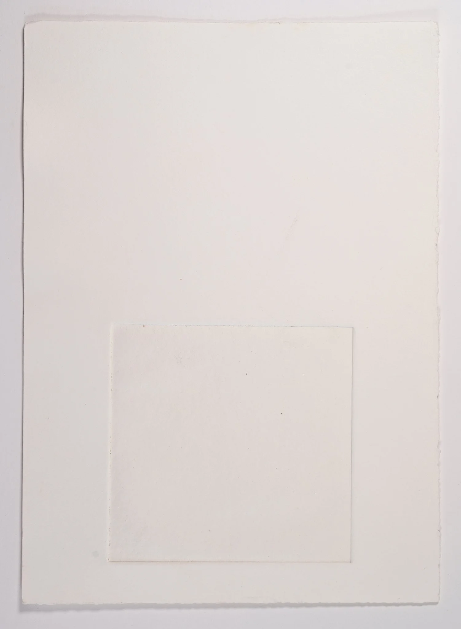 Matthew Deleget, Square Form, 1995, Embossed white paper, 13.75 x 9.75 inches, #879