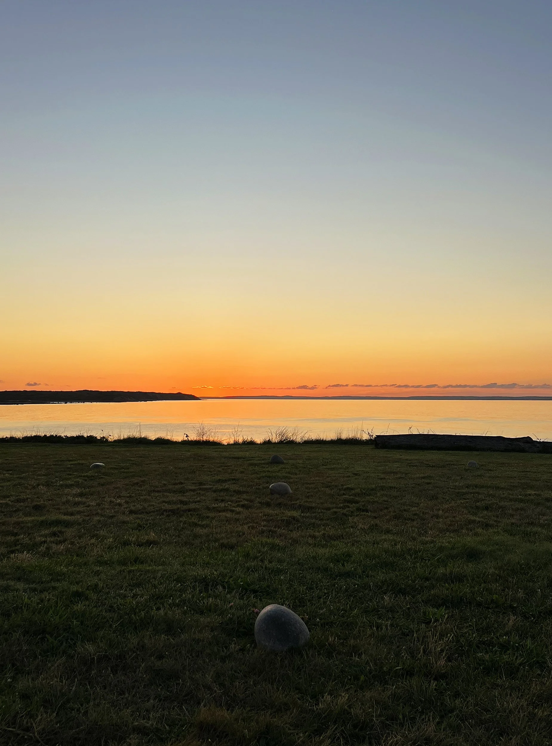 Sunrise facing due east, September 13, 2025, 6:22am EST