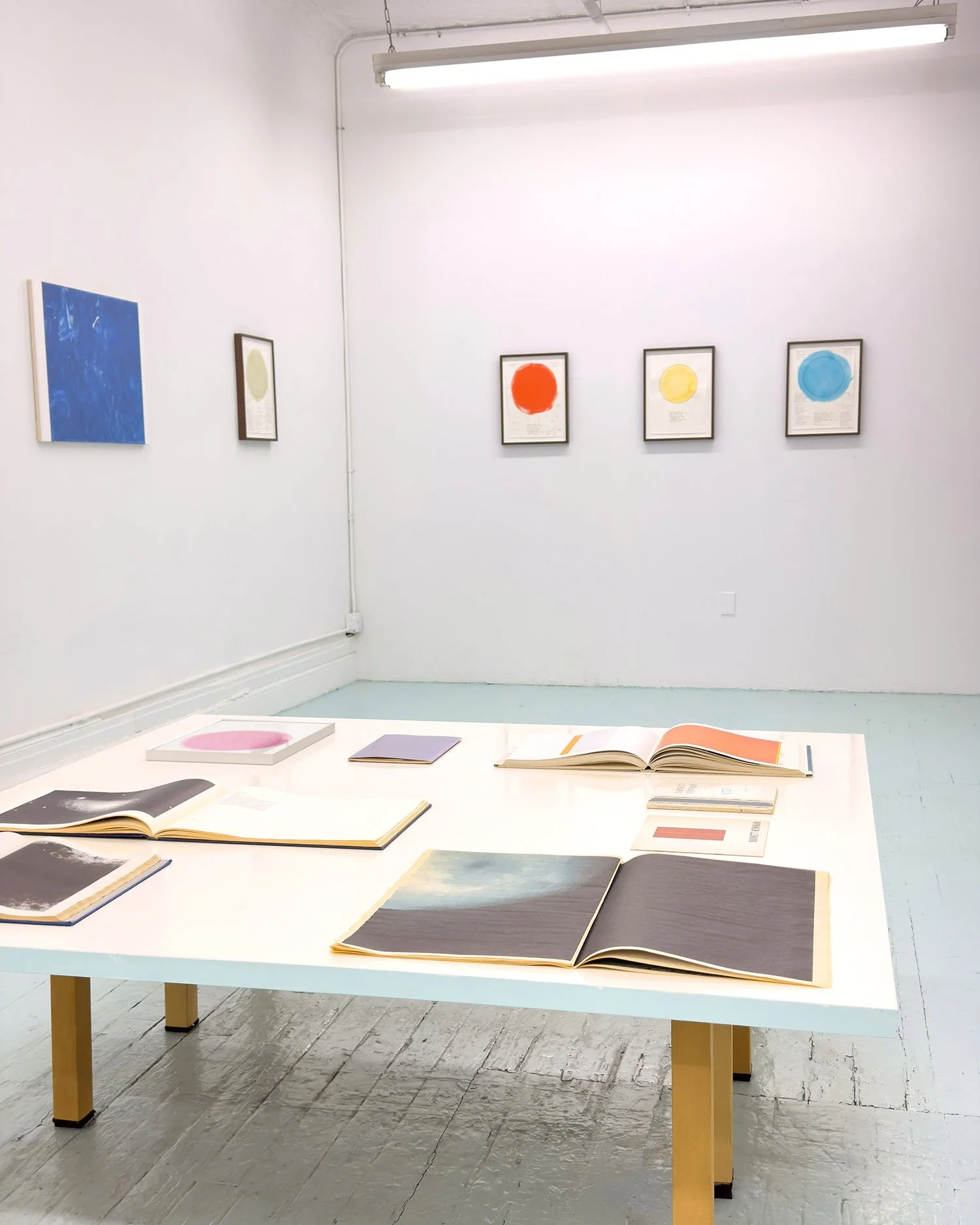 Exhibition view in Stargazer: Michael Brennan & Matthew Deleget, Portal 5, New York, NY, 2025 (Photo: Bill Sullivan)
