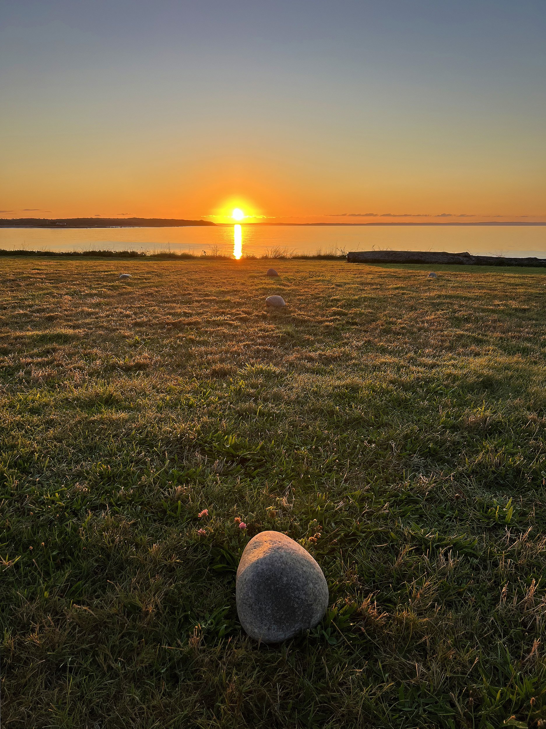 Sunrise facing due east, September 13, 2025, 6:30am EST