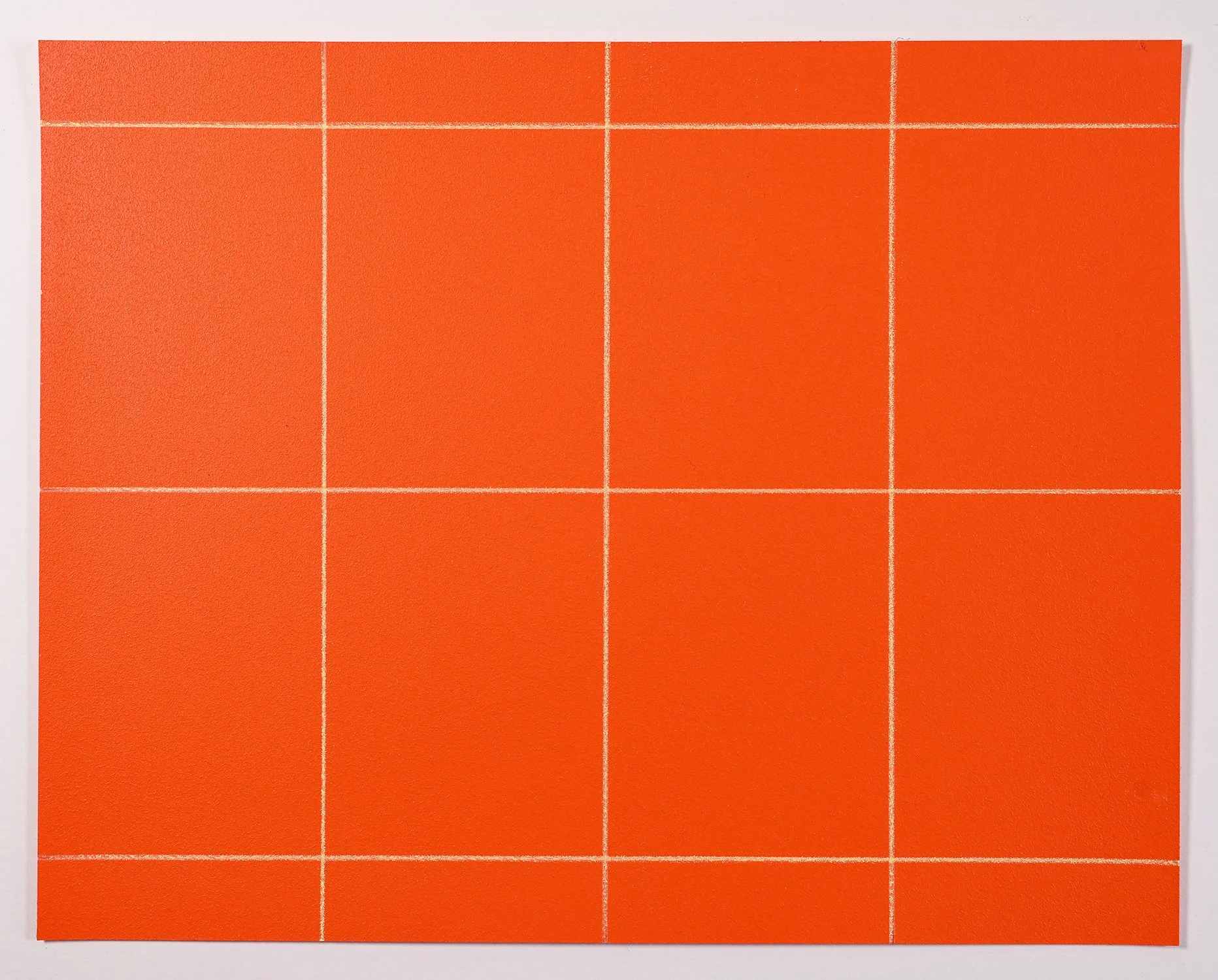 Matthew Deleget, Yellow, 2006, Yellow colored pencil and acrylic on paper, 11 x 14 inches, #835