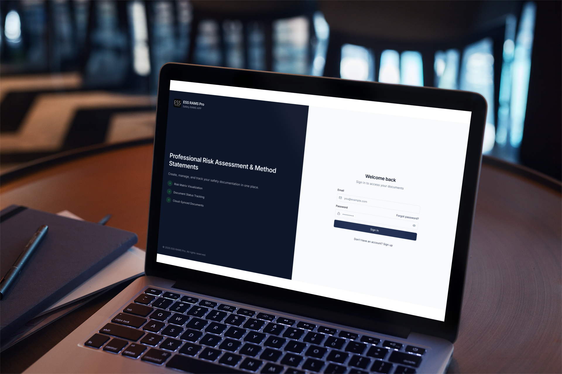 Our New Online RAMS App is now Live