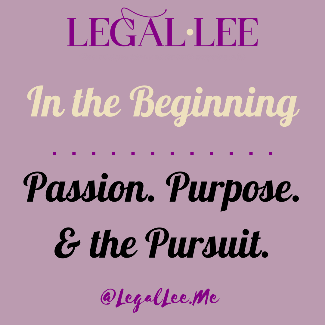Passion. Purpose. Pursuit.