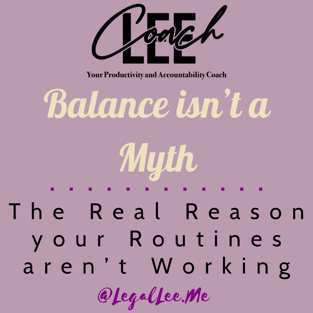 Balance isn’t a Myth