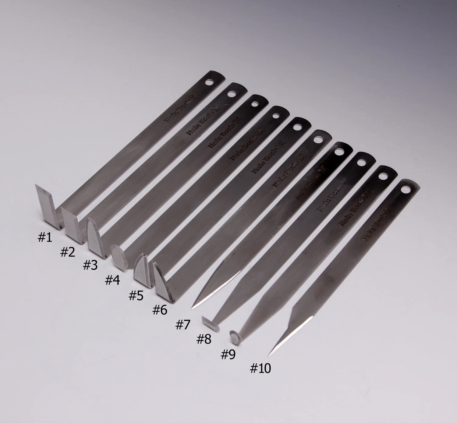 A Set of 10 -The Best Stainless Steel Pottery Trimming/Chattering