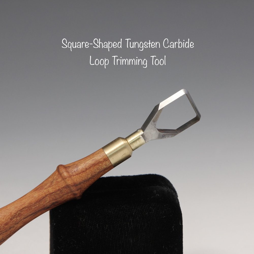 A set of 2 Tungsten Carbide Loop Tool (Pear and Square Shaped) with ...