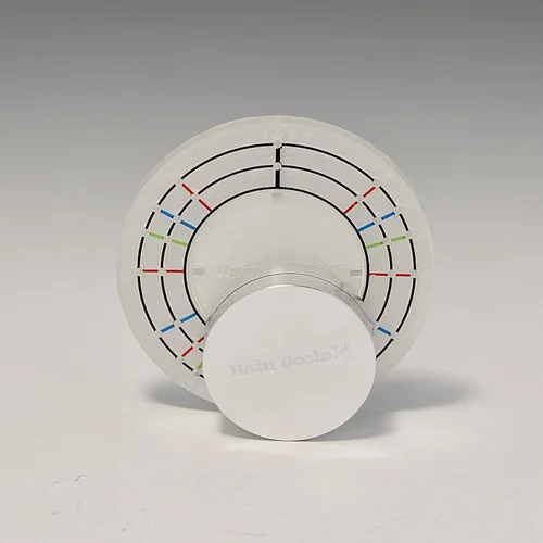An Aluminum Spinner/Turntable and a Small Decoration Plexiglass Disc (2.75”) Designed by Master Potter HsinChuen Lin 林新春