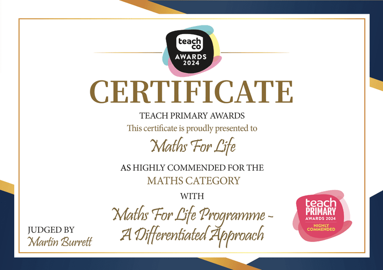 Maths For Life - A Differentiated Approach®