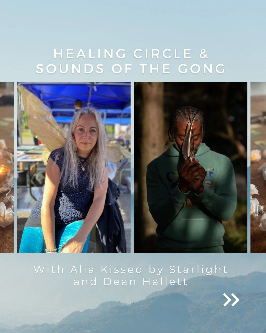 Join Alia Kissed by Starlight and Dean Hallett this Friday for an evening of deep rest and gentle healing in the heart of Forest Row.

🌿 Sink into soothing guided visualisations
🎶 Let the gong sound bath wash stress away
👼 Receive angelic reiki an