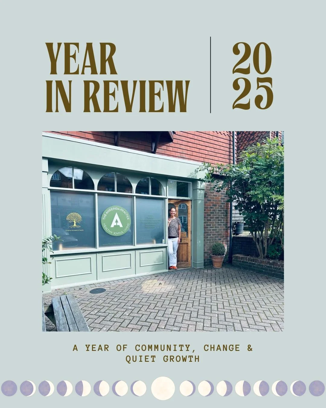 ✨ A Year of Community, Change &amp; Quiet Growth ✨

As we welcome the New Year, we&rsquo;ve taken some time to reflect on everything that has blossomed, shifted, and strengthened within Anderida over the past twelve months.

🌿 We offered taster sess