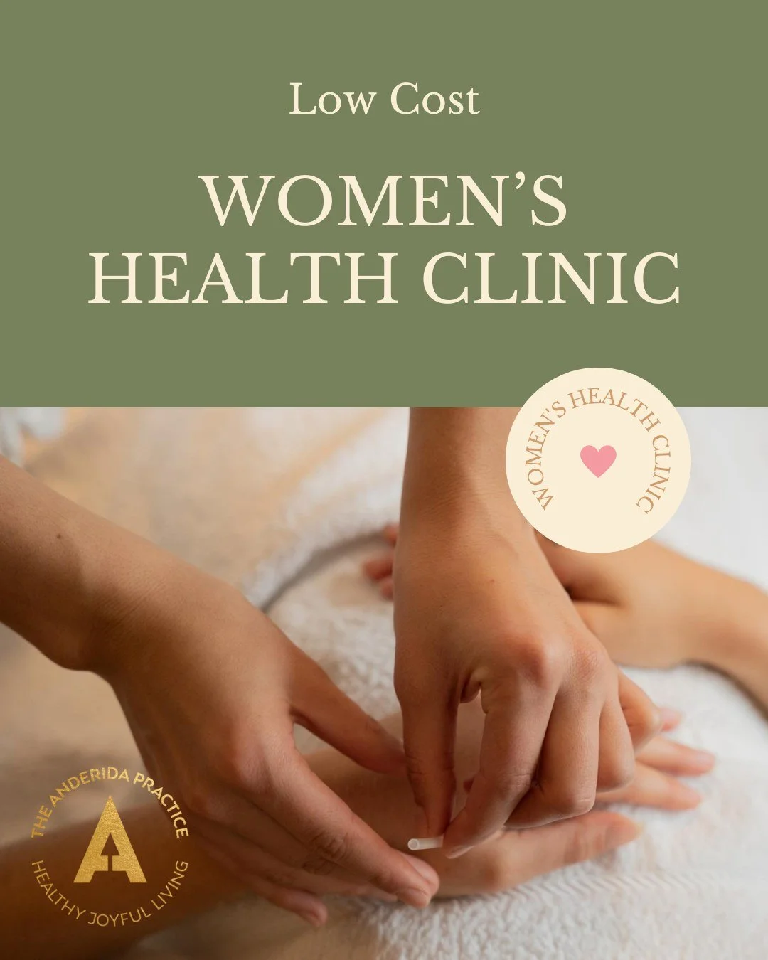 🌺 New Women&rsquo;s Health Community Clinic🌺
 &mdash;  Register Your Interest &mdash; 

We&rsquo;re preparing to launch a new Women&rsquo;s Health Community Clinic, planned to run on Saturdays from April, and we&rsquo;d love to shape it around the 