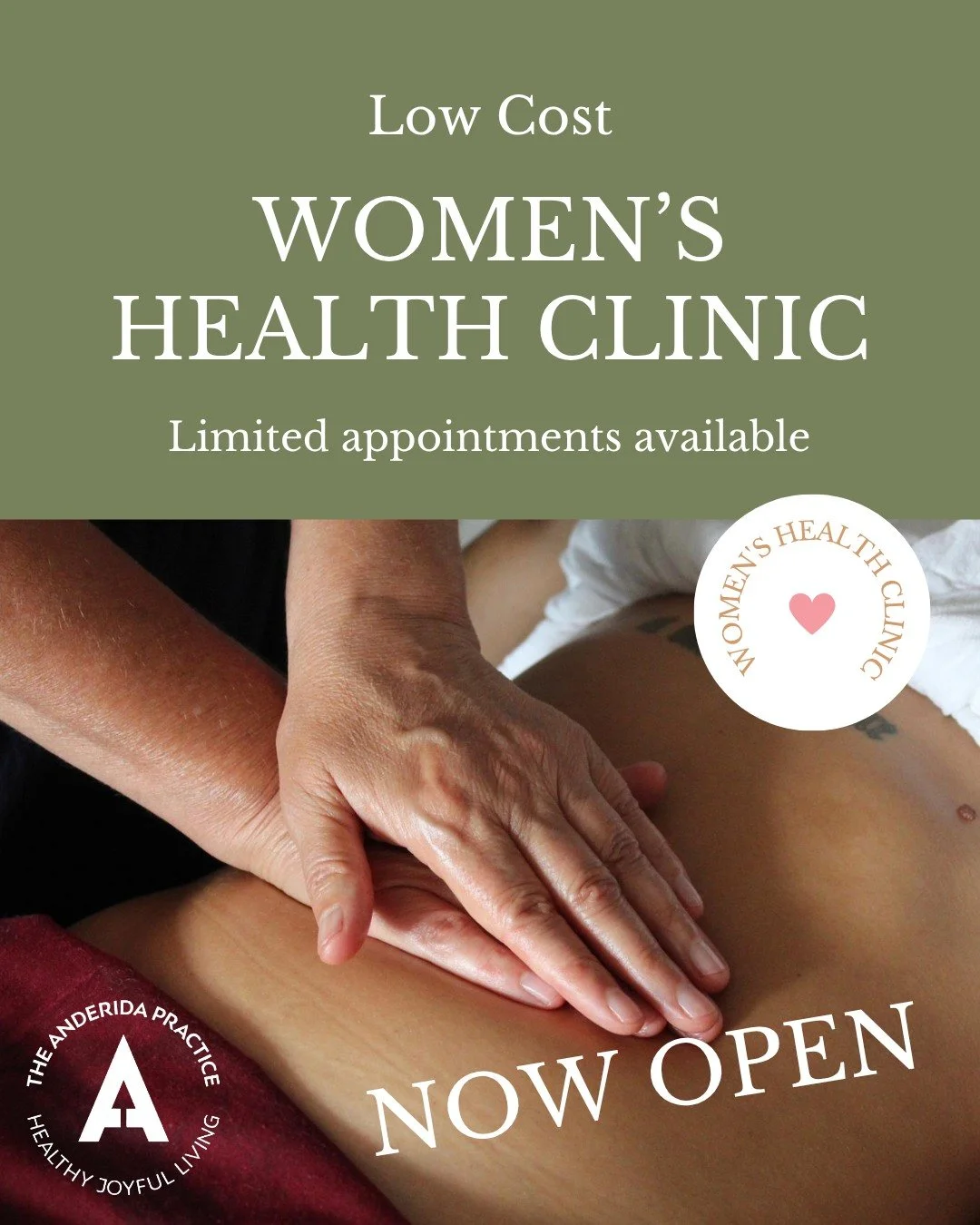 We&rsquo;re so pleased to share that our Women&rsquo;s Health Clinic is now underway &mdash; and already becoming fully booked.

This clinic offers dedicated, supportive care for a range of women&rsquo;s health concerns, in a calm and compassionate e