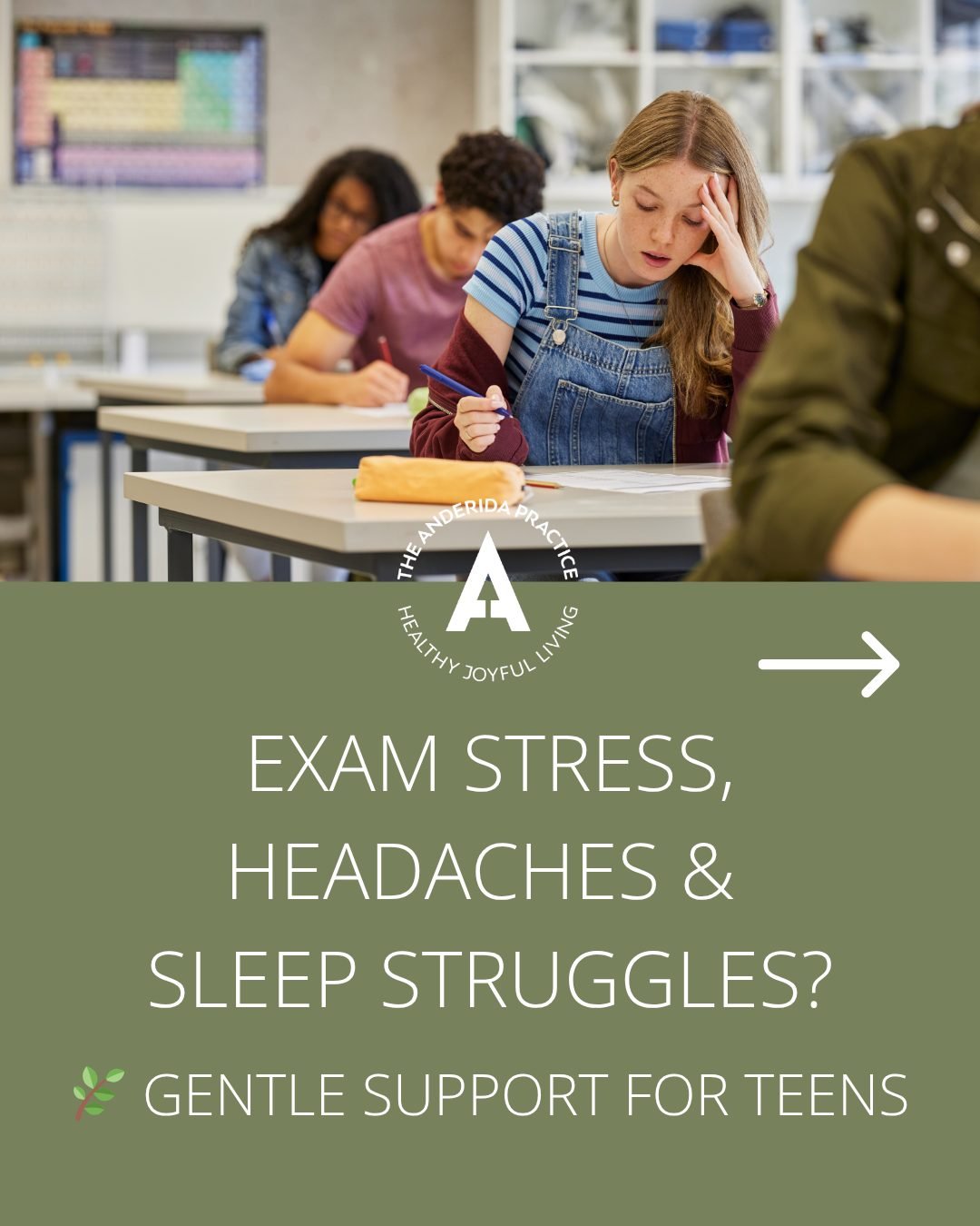Exam season isn&rsquo;t just mentally demanding &mdash; it can have a real impact on the body too.

We&rsquo;re seeing many students struggling with headaches, poor sleep, fatigue and difficulty concentrating at this time of year.

From a Traditional