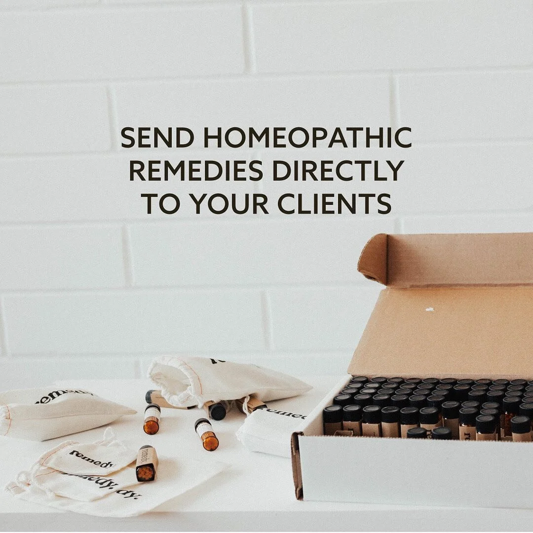 If you're a practicing homeopath looking for an easy way to send remedies, we got you! Our pharmacy is available for certified homeopaths to have remedies sent directly to their clients. Our online ordering has never been easier. 
DM for access.