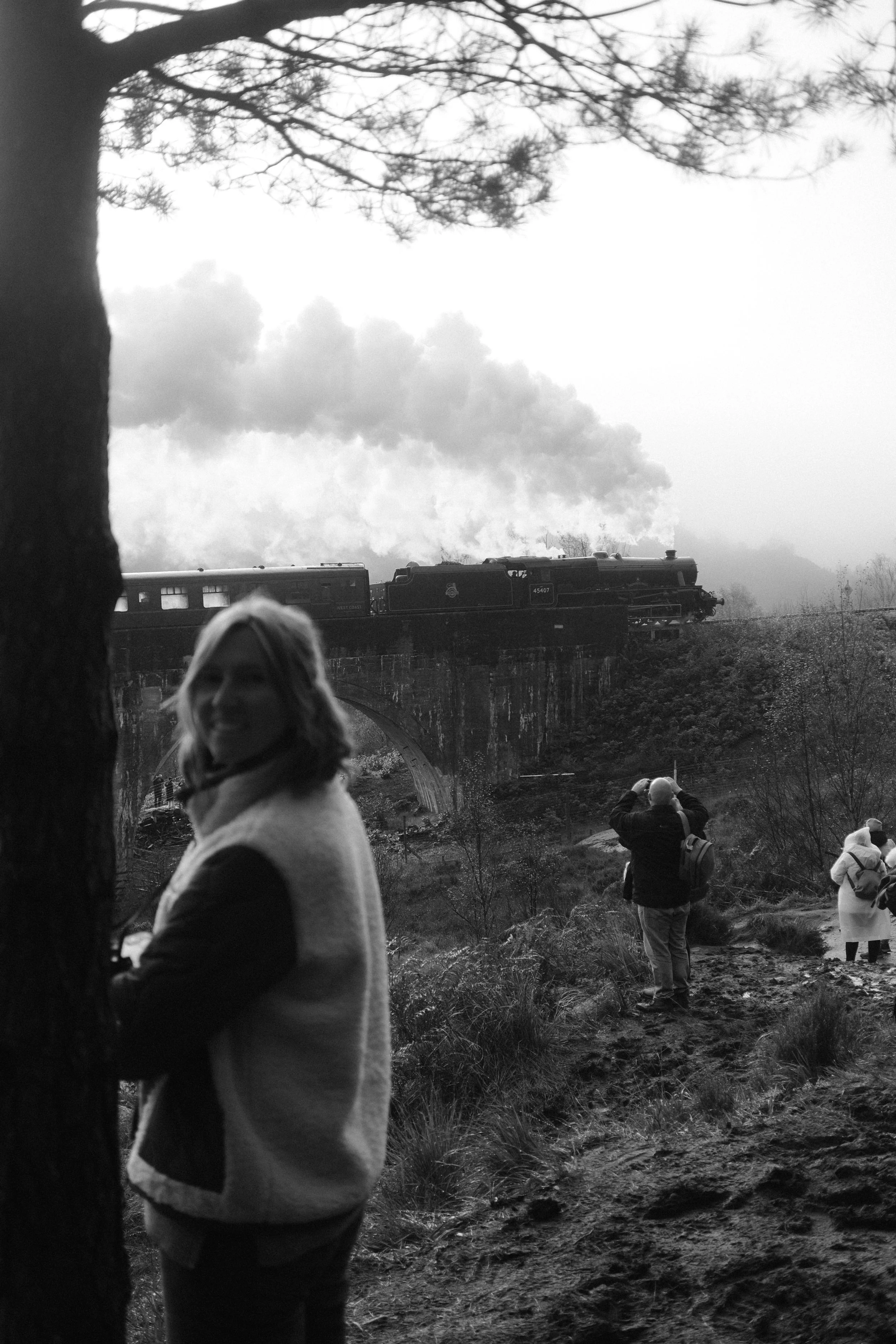 harry potter train photo family photo portrait natural outdoor