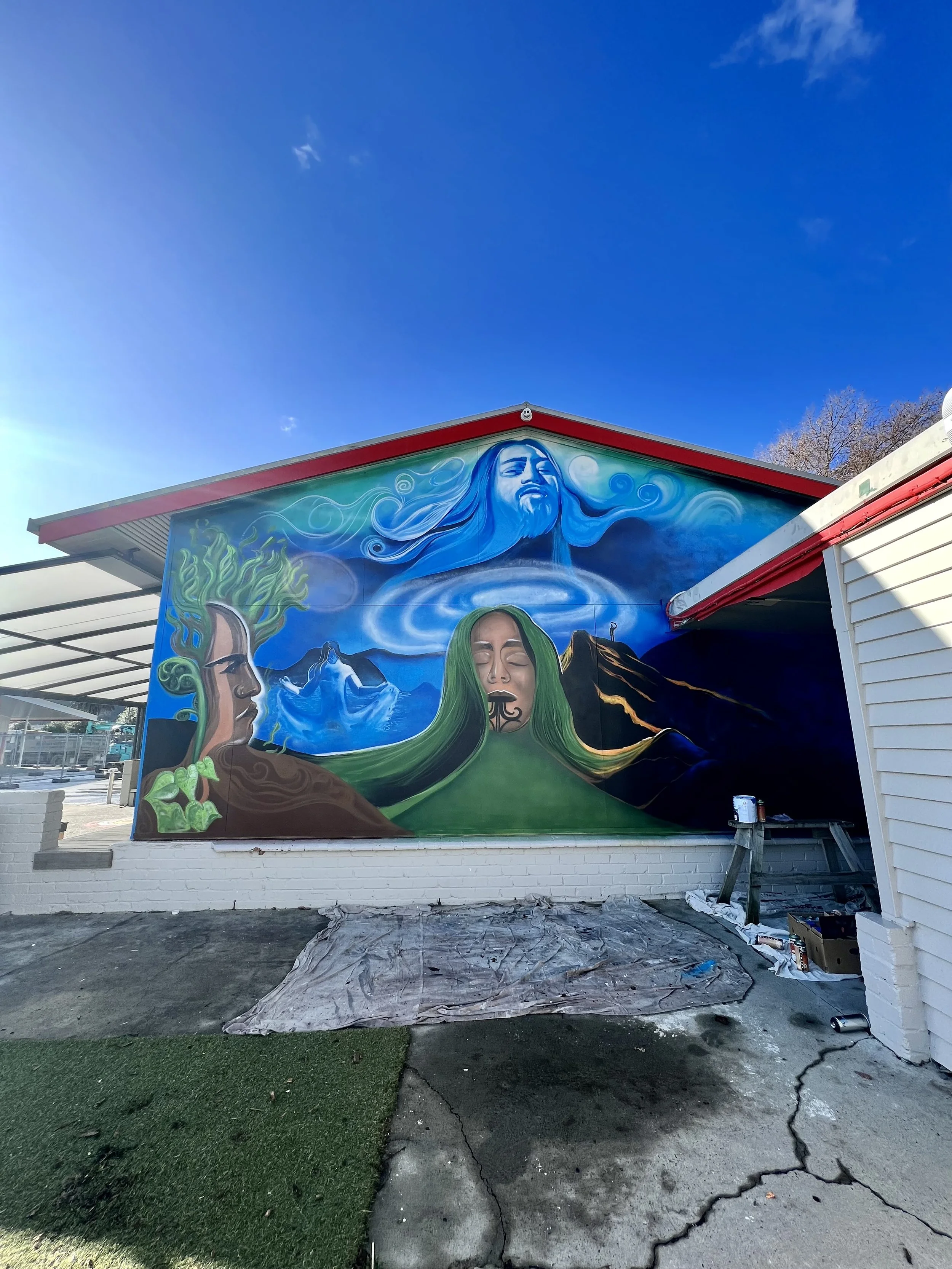 Apanui School Mural