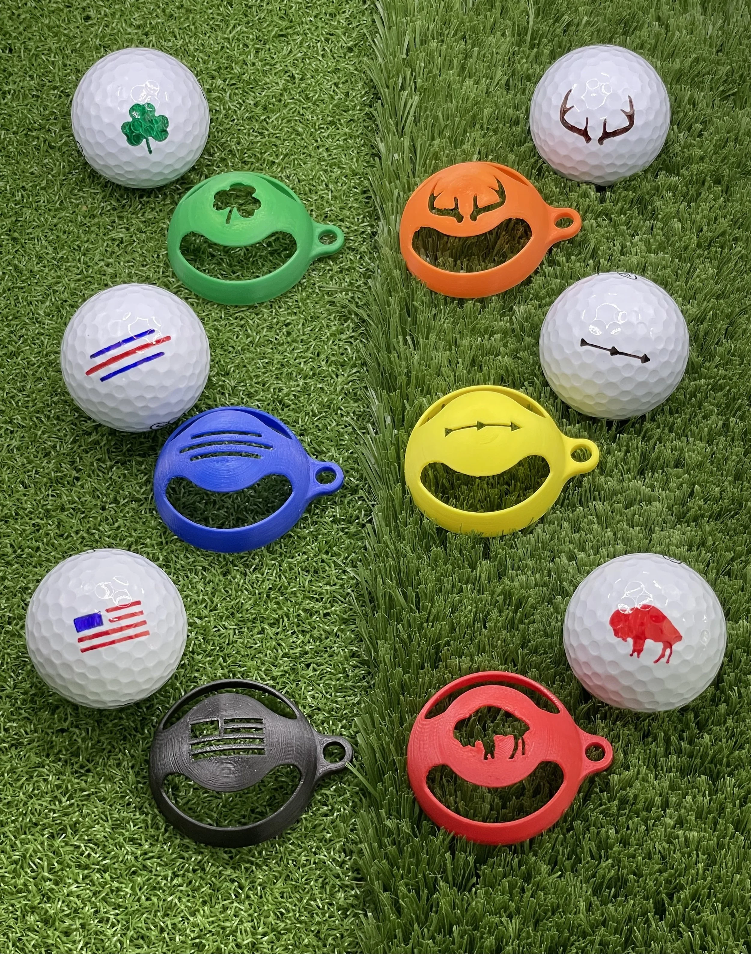 Golf Ball Stencil/Tracer