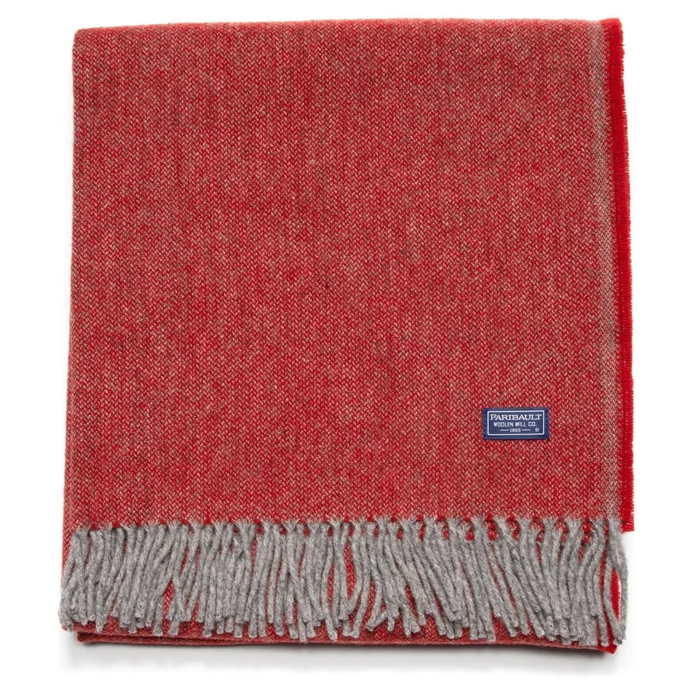 50"x60" Ashby Twill Throw Blanket - Faribault Woolen Mill : Target
