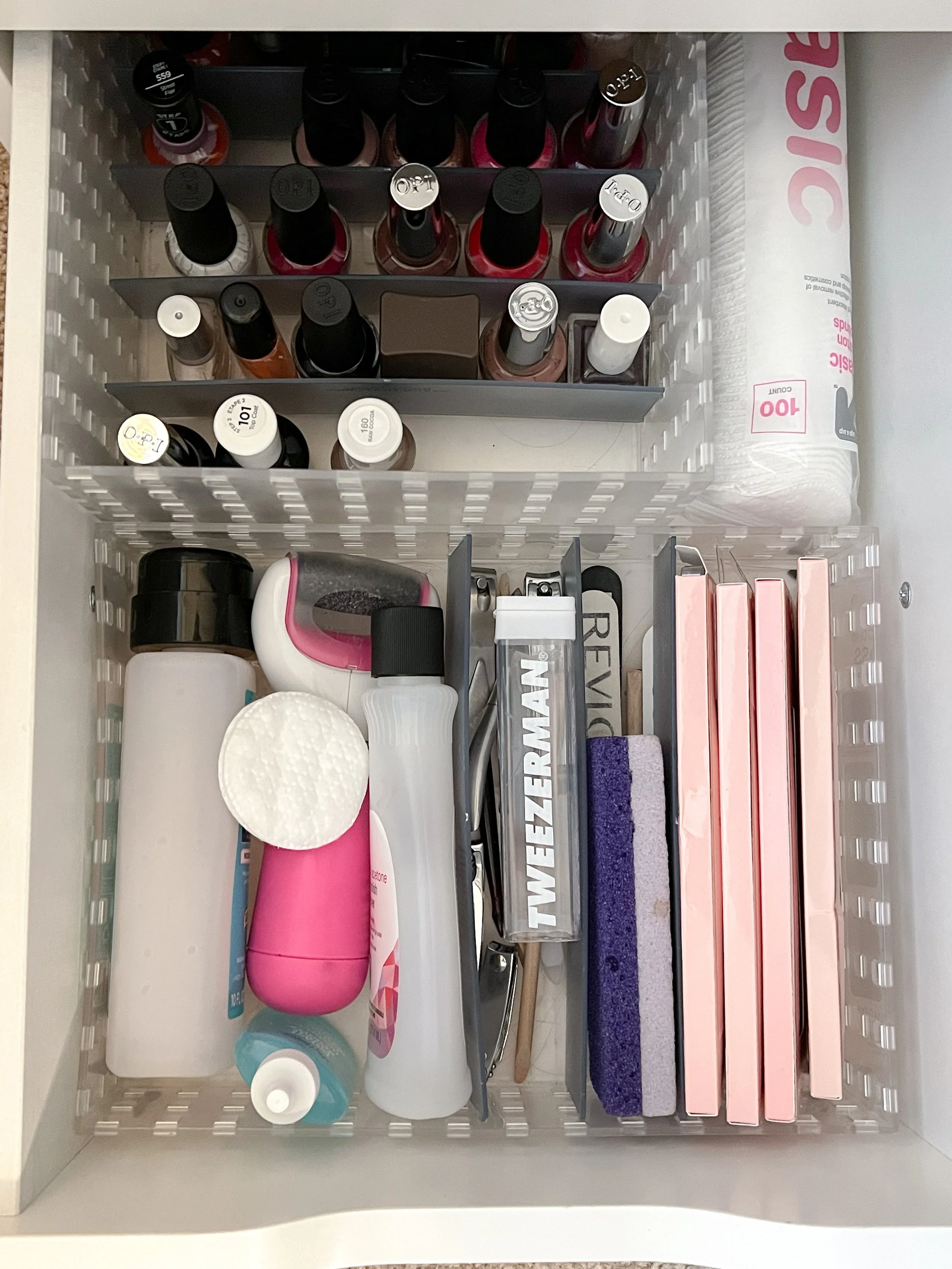 Makeup Vanity Organization