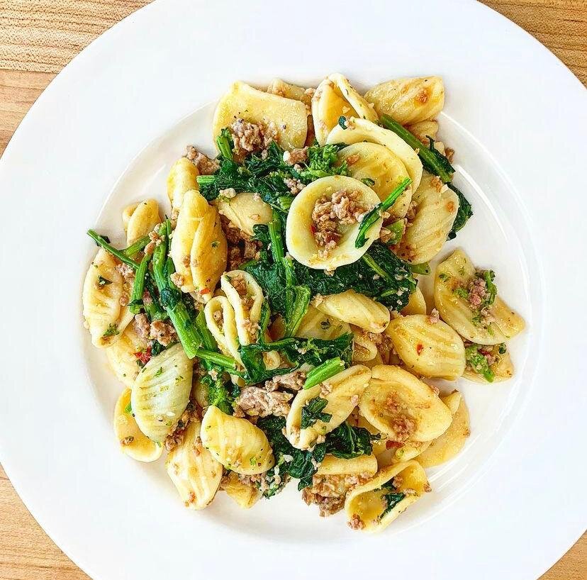 Pasta with Rapini and Sausage