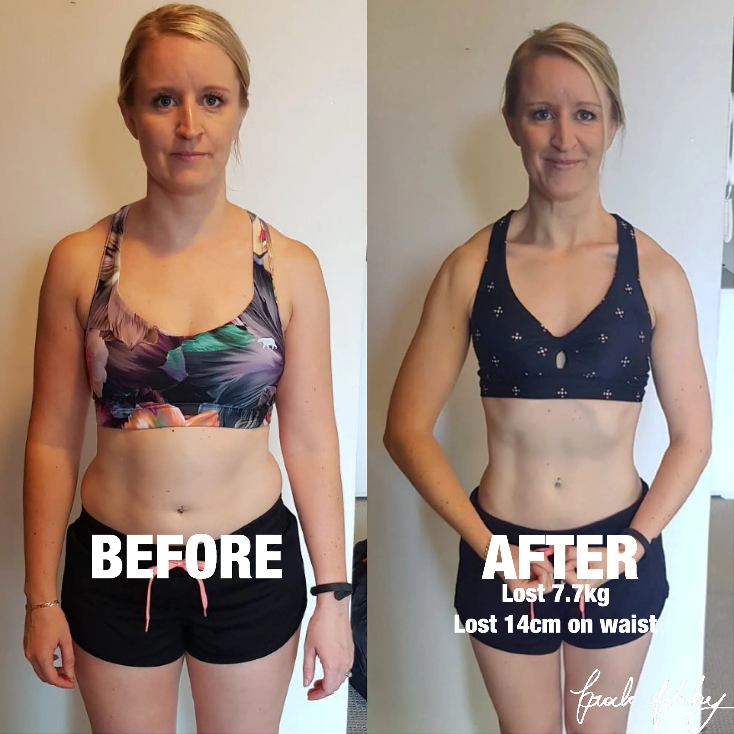 Katie's transformation