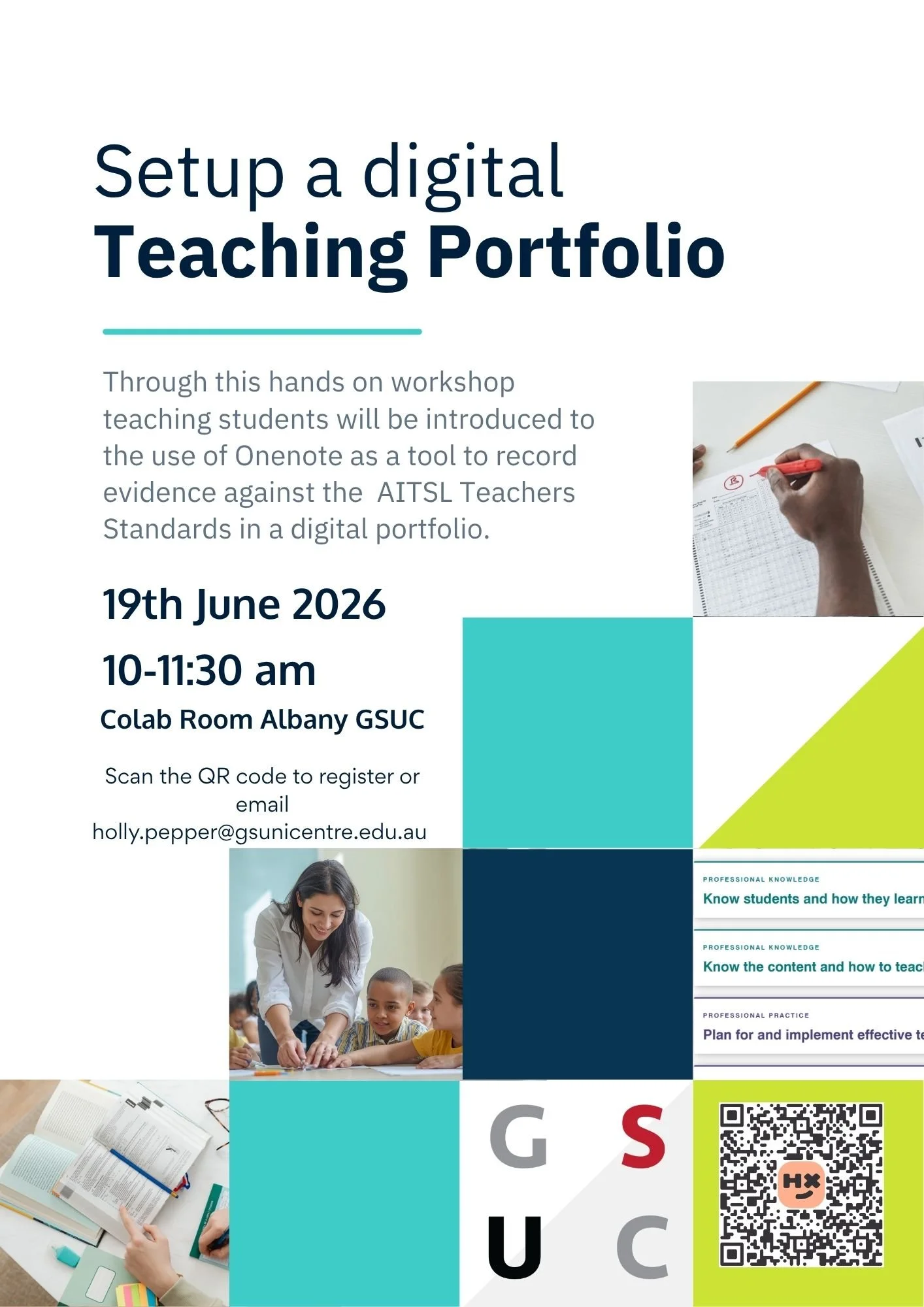 Create a digital teaching portfolio 