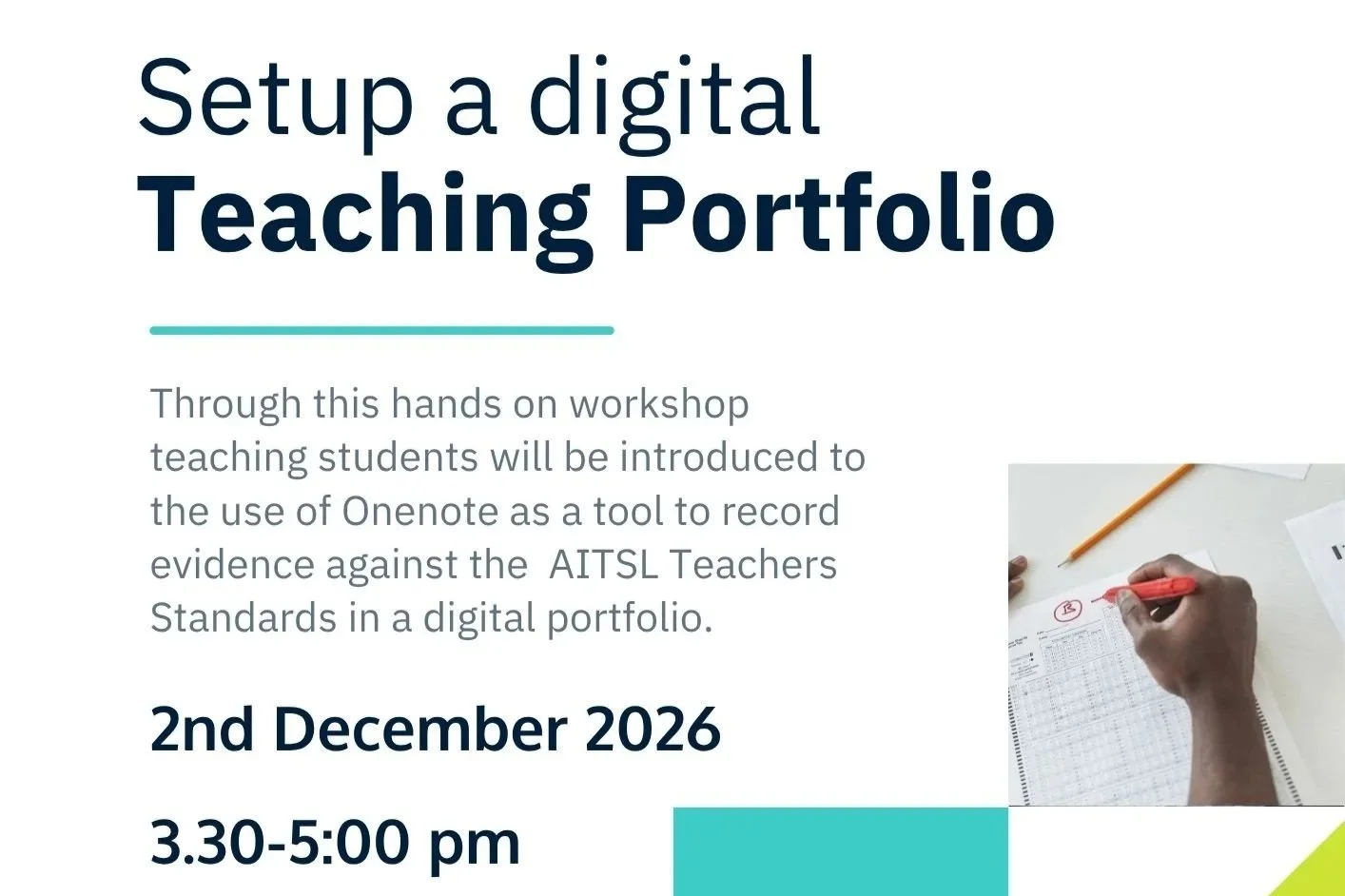 Create a digital teaching portfolio  (Copy)