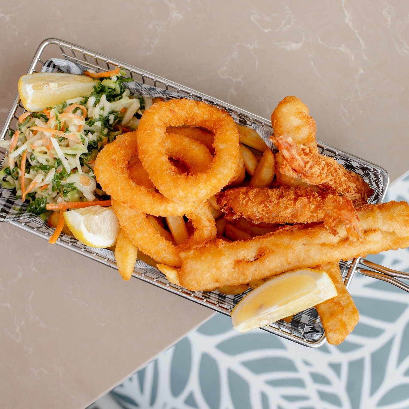 Fisherman's Basket on Thursday Nights Dive into a delightful array of delicious dinner specials available Monday through Thursday. 

Members can savour this feast for just $25, while visitors can enjoy it for $27. Don't miss out on this seafood sensa
