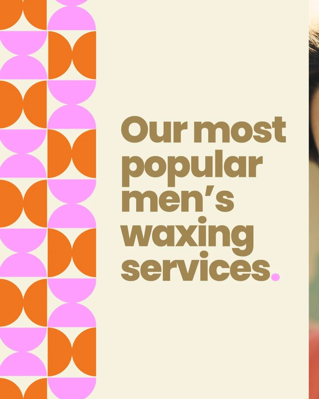 Men&rsquo;s waxing is having a moment. And honestly? We love the growth. 🧡 Well&hellip; removing it.

From brows and backs to chest and Brazilian, we&rsquo;re sharing the services guys are booking most. Swipe for the smooth little intel.