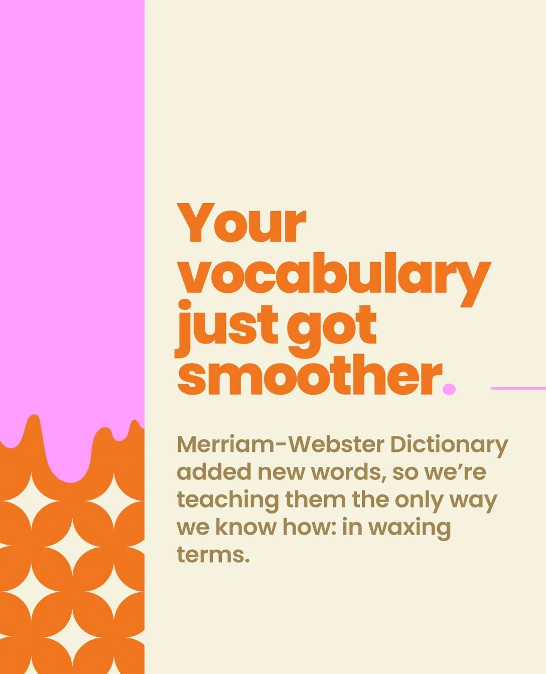 We feel comfortable using @merriamwebster jargon in everyday life. 💅