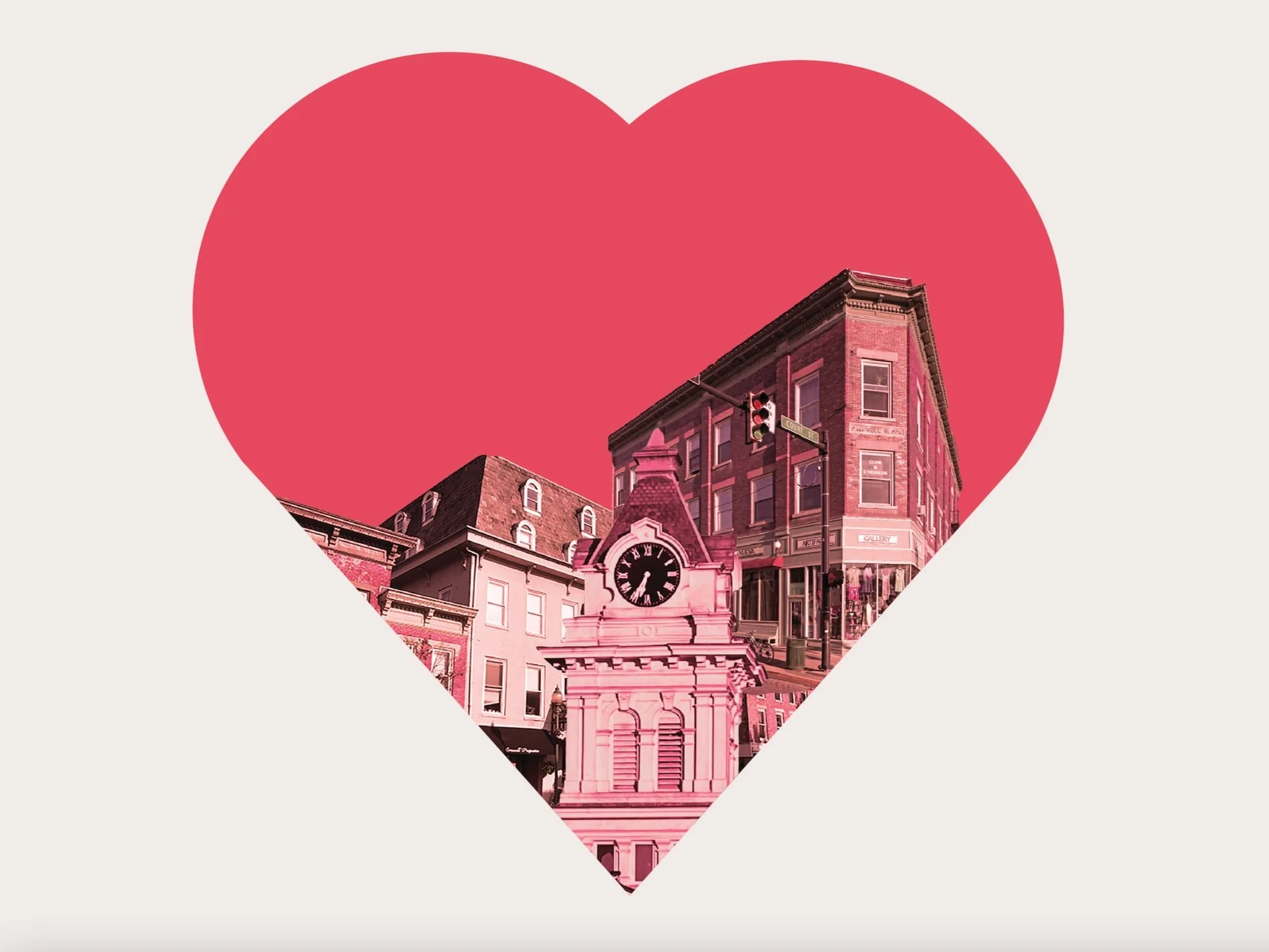Court Street love. Graphic by Alejandro Figueroa.