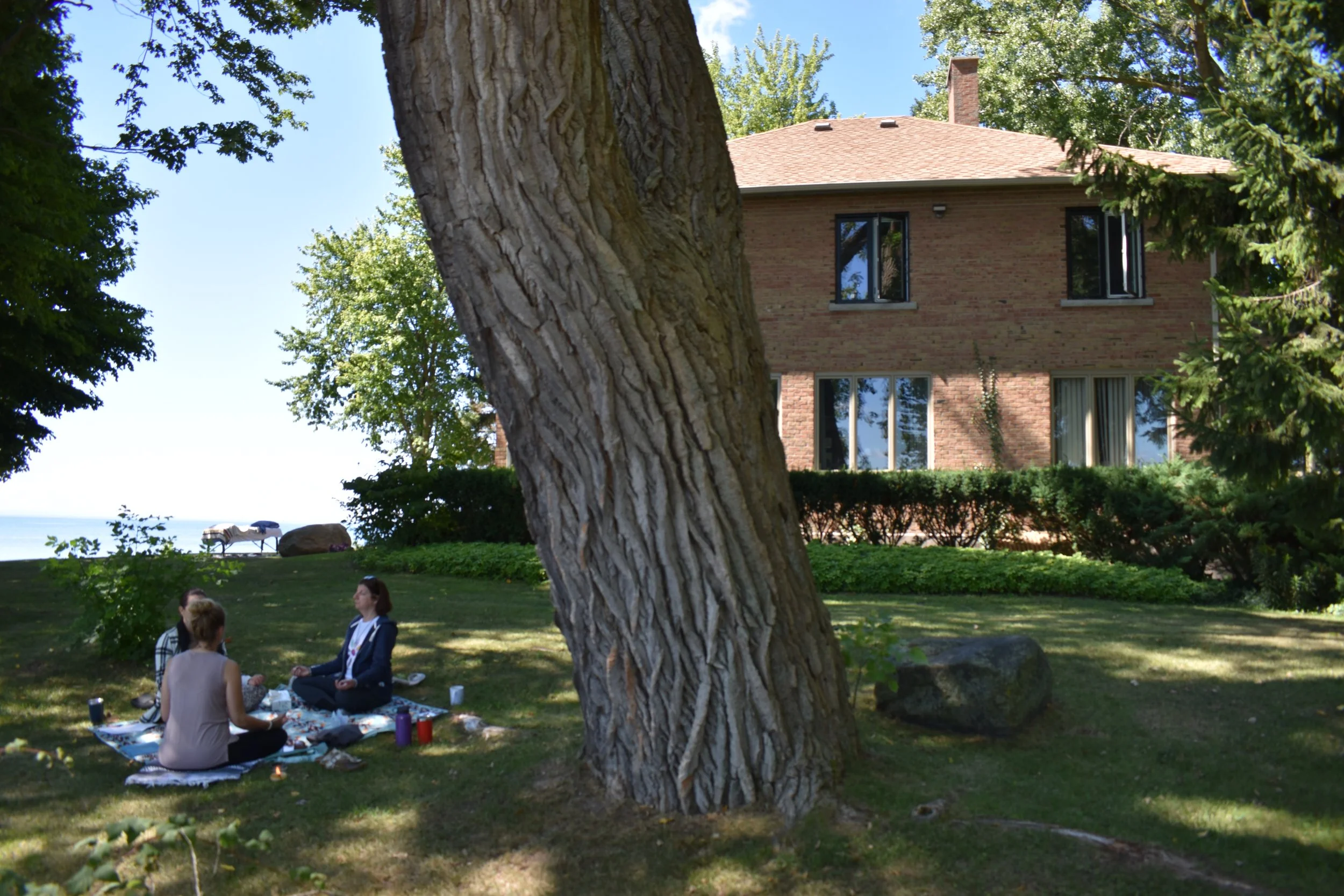 Group coaching session.