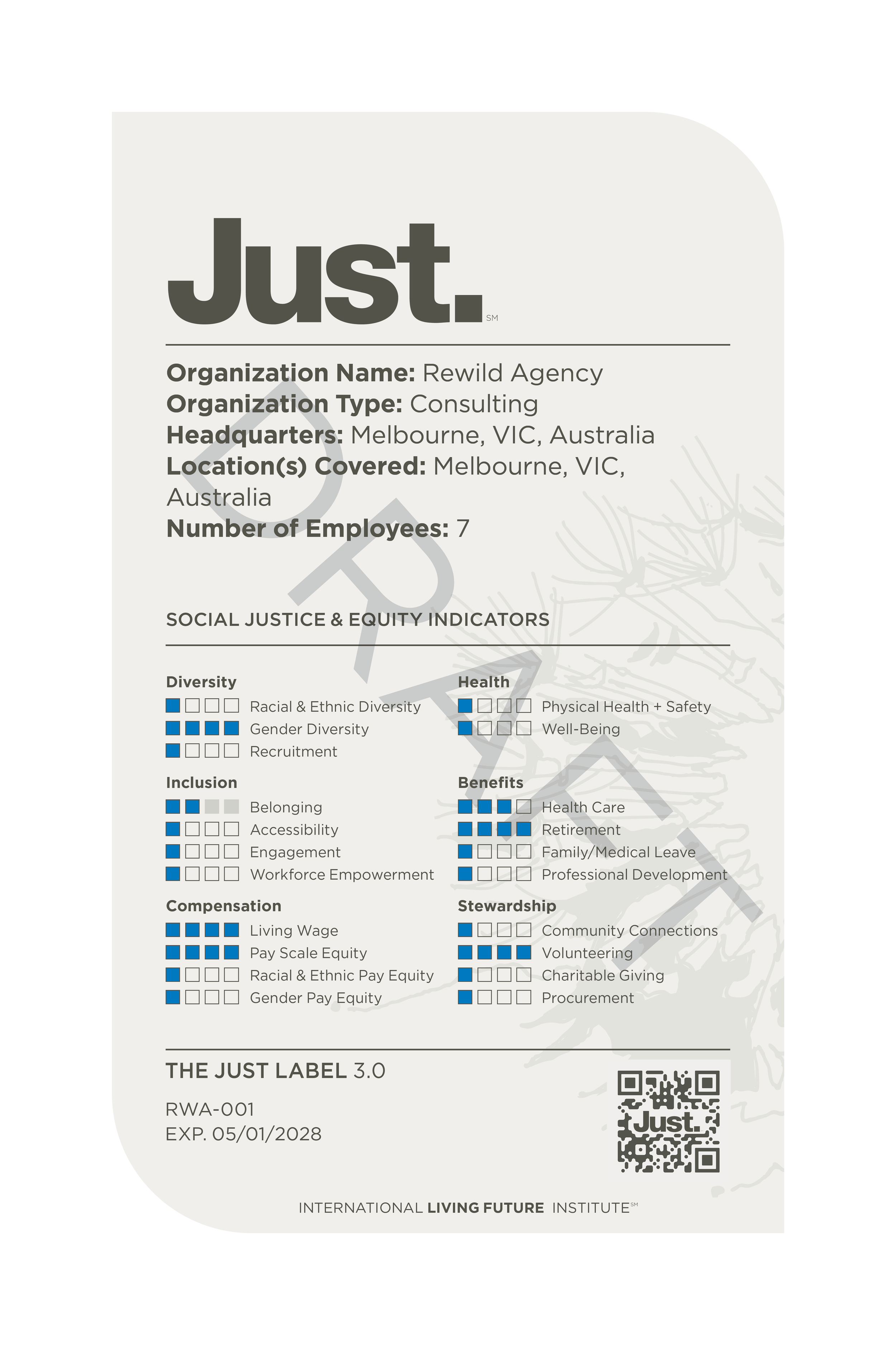 Rewild achieves JUST Certification!