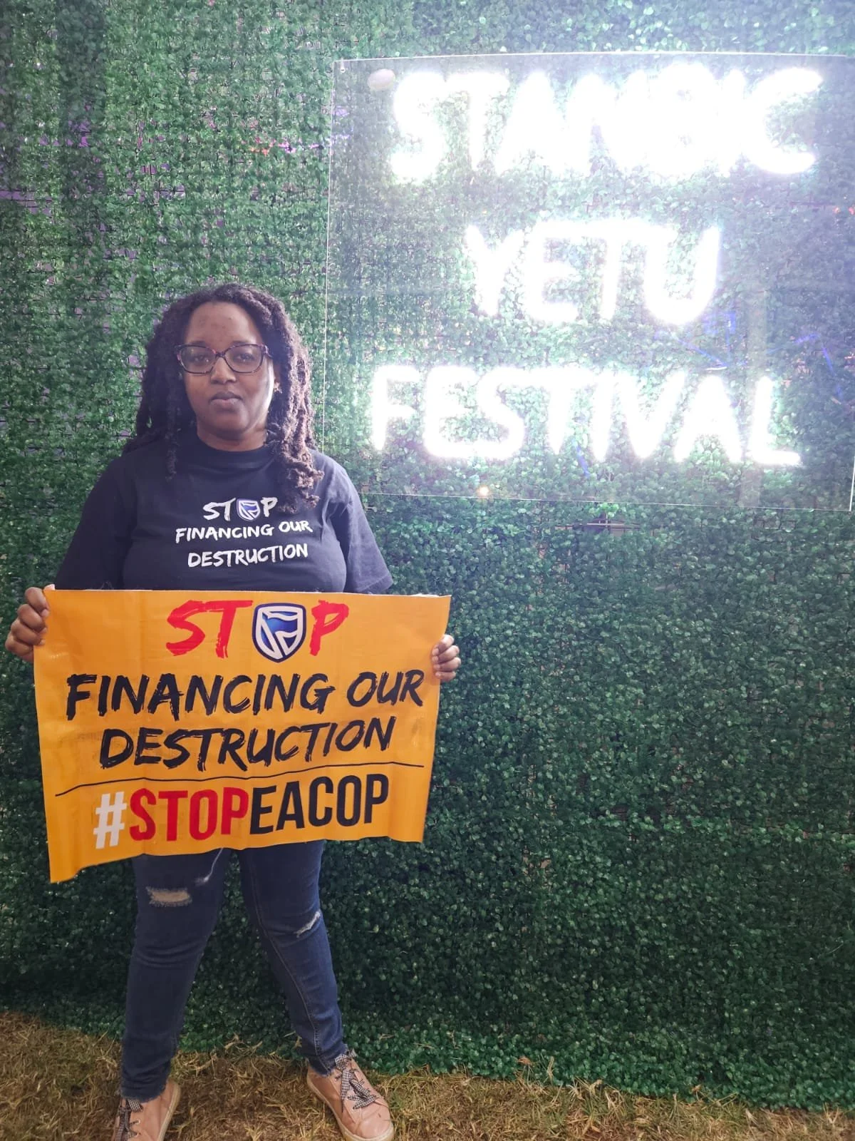 in pictures Activists in nairobi staged a peaceful protest AT the yetu