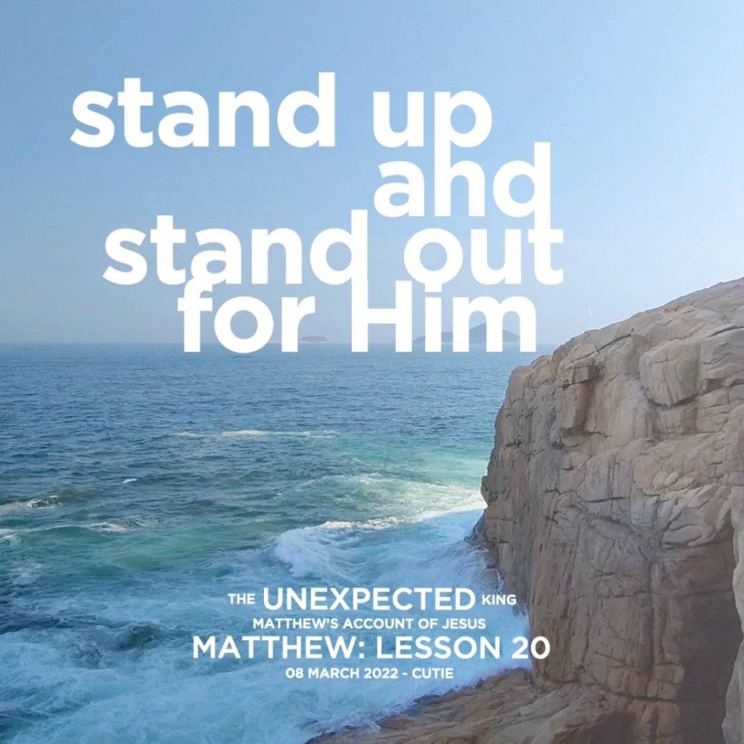 BSF 21/22 (Matthew) - Lesson 20
