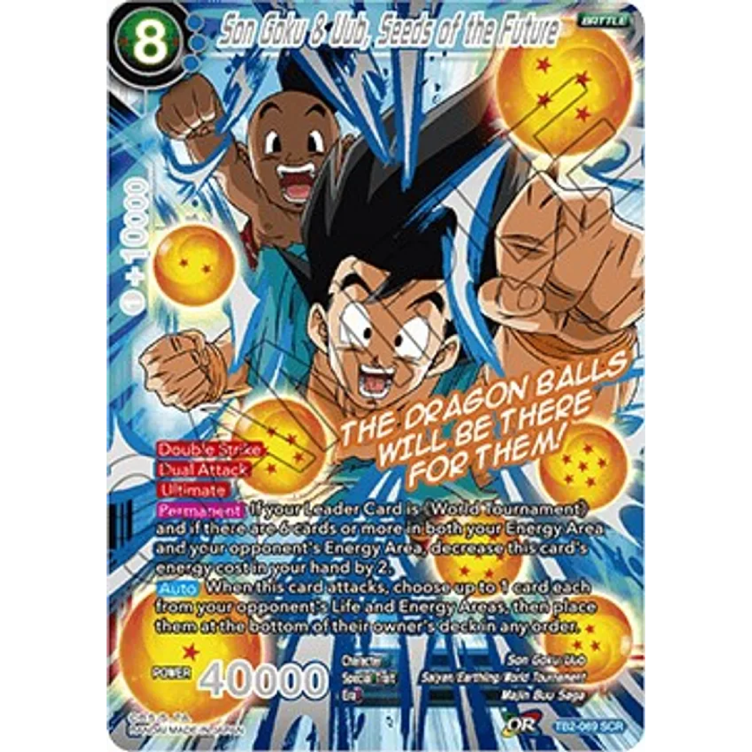 Son Goku & Uub, Seeds of the Future (SCR)