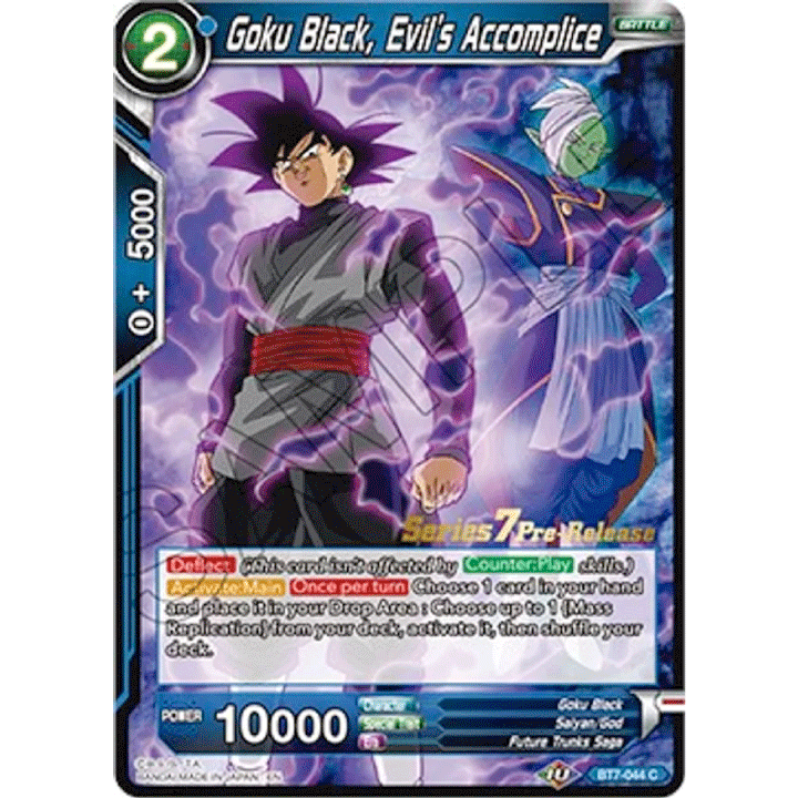 Goku Black, Evil's Acomplice (PRE)