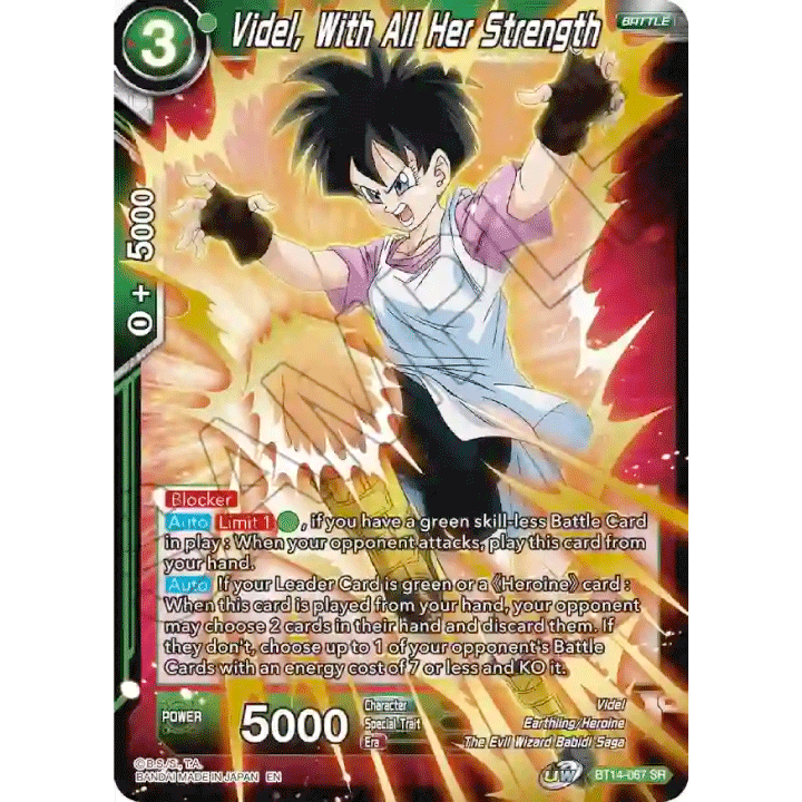 Videl, With All Her Strength