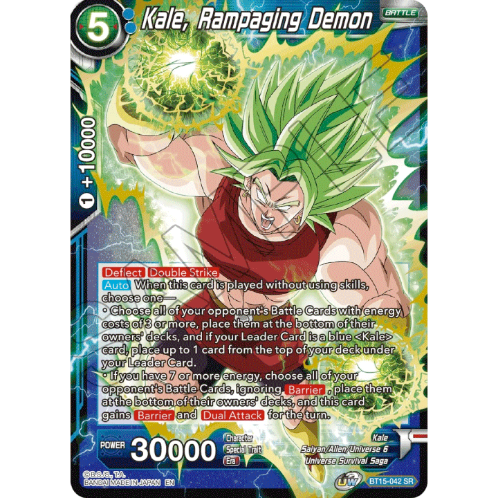 Kale, Rampaging Demon