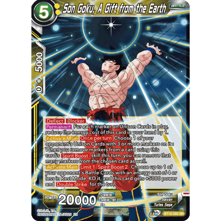 Son Goku, A Gift from the Earth