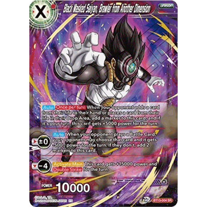 Black Masked Saiyan, Brawler from Another Dimension