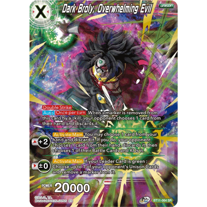 Dark Broly, Overwhelming Evil