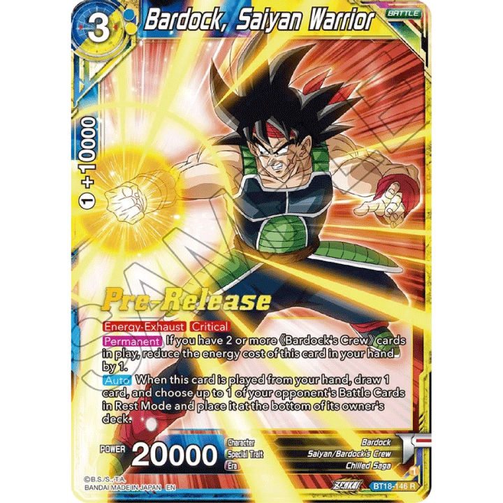 Bardock, Saiyan Warrior (PRE)