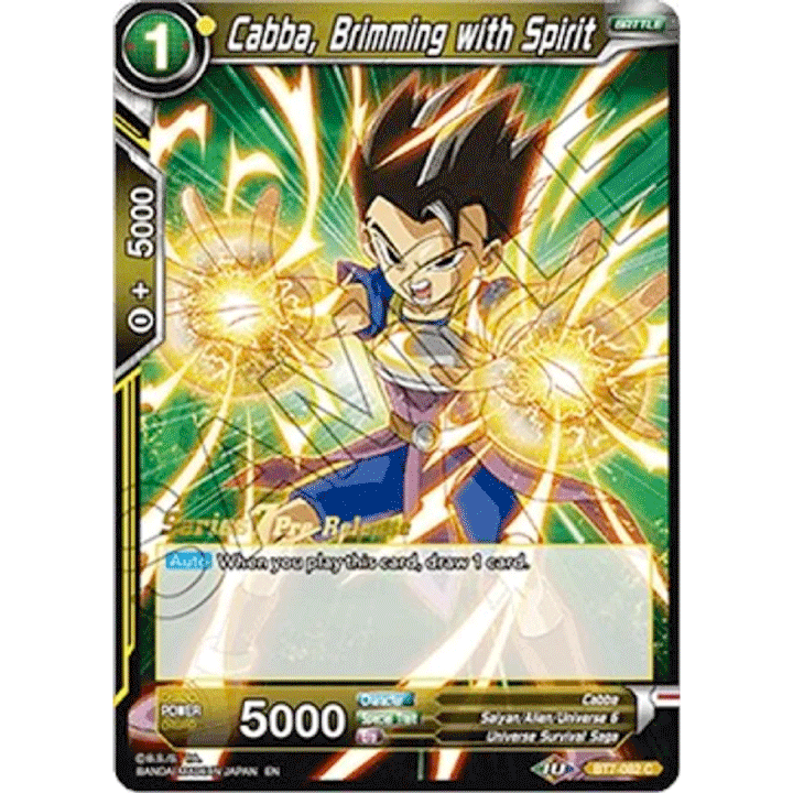 Cabba, Brimming with Spirit (PRE)