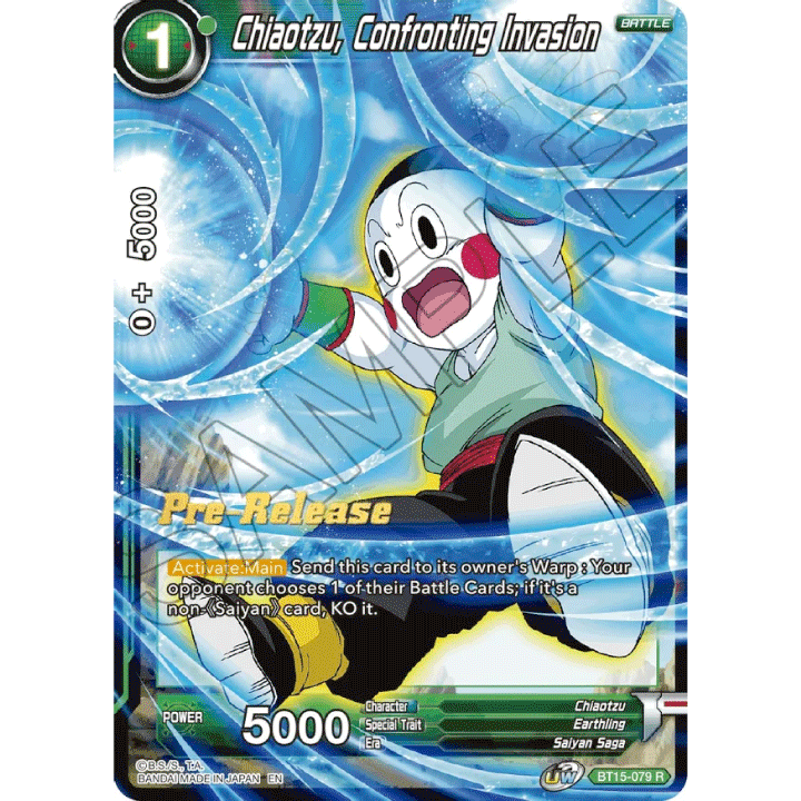 Chiaotzu, Confronting Invasion (PRE)