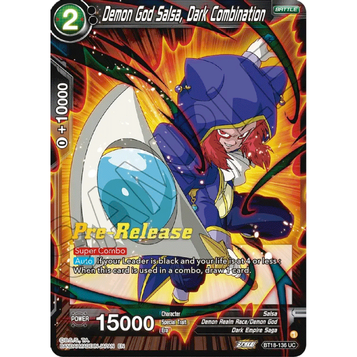 Demon God Salsa, Dark Combination (PRE)